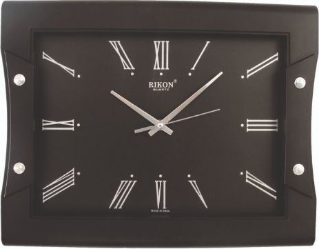 Rikon Relex Watch Wall Clock (Brown, 320x320 mm) : Amazon.in: Home & Kitchen