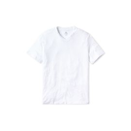 White V Neck 100% Cotton T-shirt (Pack of 12)