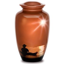 Lake Picture Cremation Urn