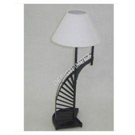 Design Impex Ledder Round Lamp