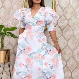 MG Fashion  Printed boho dress MGF025