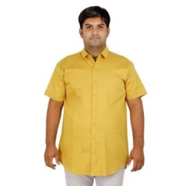 Vaihit Plus Size Plain Half Sleeves Shirt