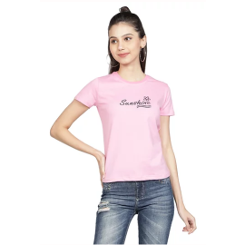 Kodnya  round neck regular fit printed tshirt KODHW006