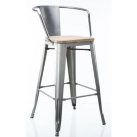 R.D. industrial bar chair with wooden top RDI-302