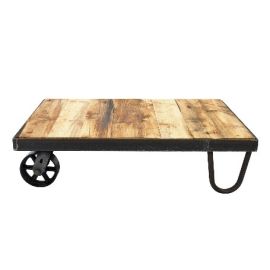 R.D. industrial cart coffee table RDI-306