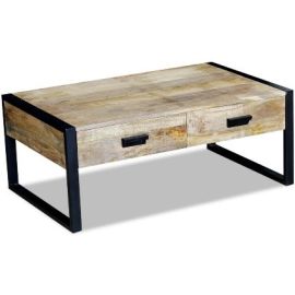 R.D. industrial coffee table with 2 drawerRDI-308