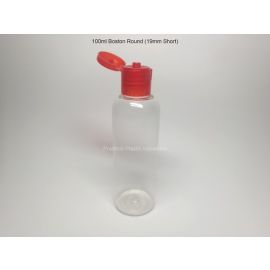PRABHOTI Round Boston Shape PET Bottle