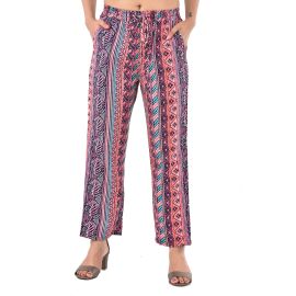 GOODWILL Regular Fit Women Multicolor Printed Rayon Trousers