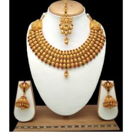 Alex Jewellery Simple Design Temple Collection Necklace Set