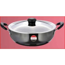Depp Kadhai with S.S. Lid STANCIA Hard Anodized Ind.DKH-02