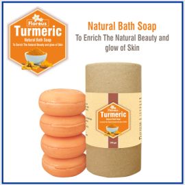 Florous Turmeric Natural Bath Soap