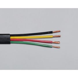 PVC Flat Submersible Drop  Cable with Ground